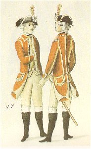 Cavalery musicans of Riga by Brotze