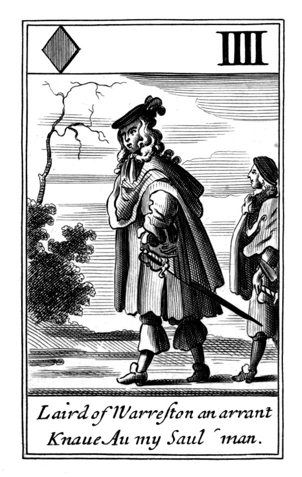 Cavalier 4 of Diamonds