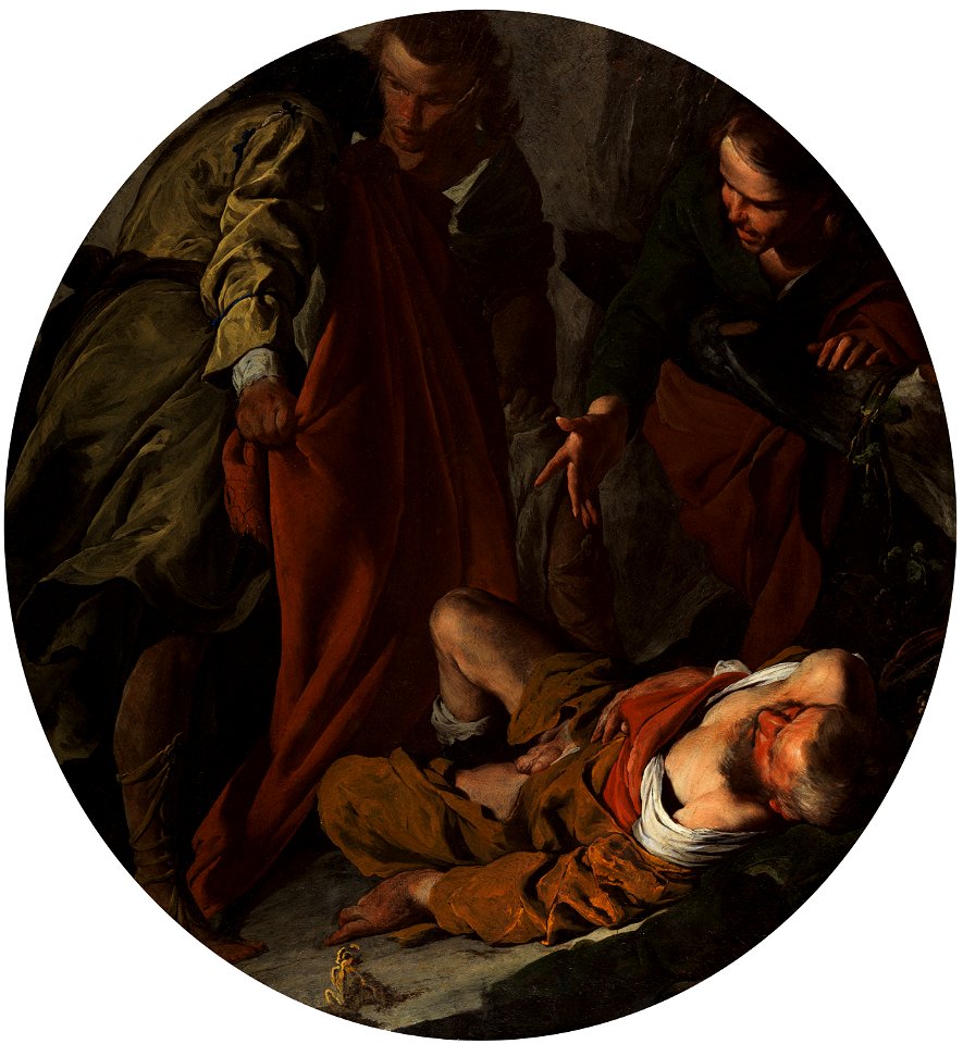 Bernardo Cavallino - L'Ebbrezza di Noè (anni 1640)