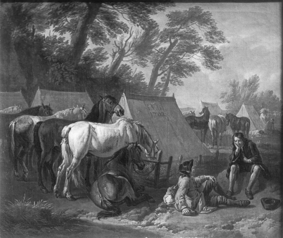 Cavalry Camp (Pieter van Bloemen) - Nationalmuseum - 17287