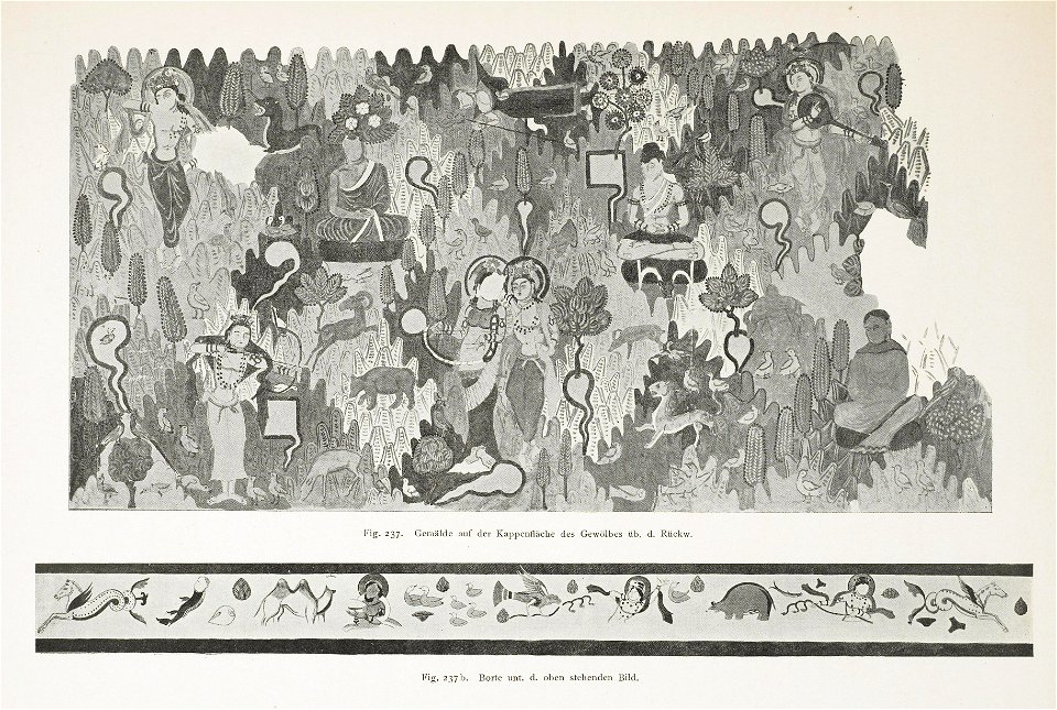 Cave 118, bw mural
