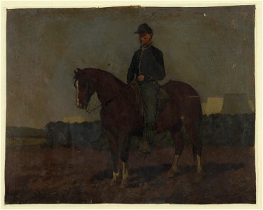 Cavalry orderly, Rappahannock Station, Va. LCCN2004661459