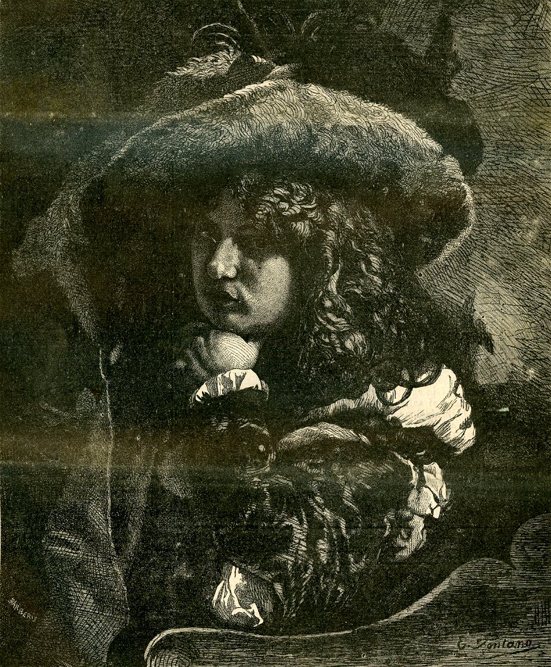 Cavaliere del 1600, da un acquerello di Cesare Maccari