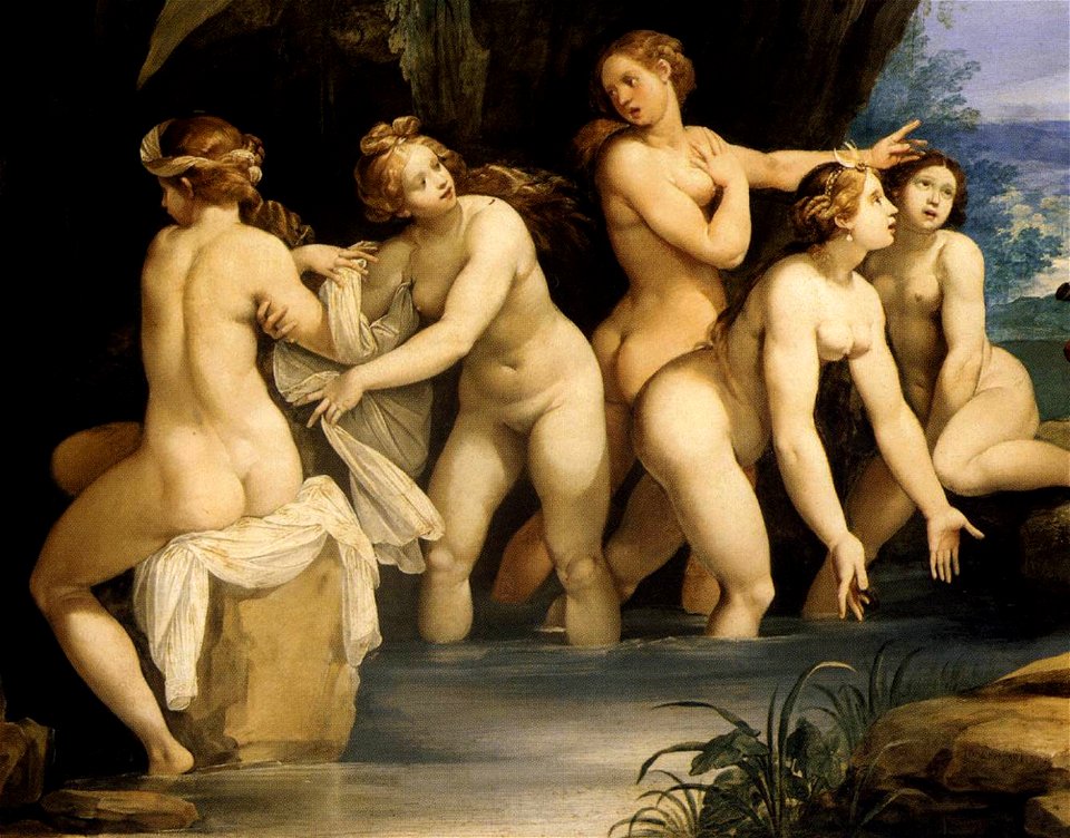 Cavalier d'Arpino - Diana and Actaeon (detail) - WGA04692