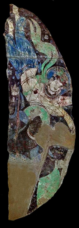 Cave 8, backroom right lunette portion (Dahlem Museum)