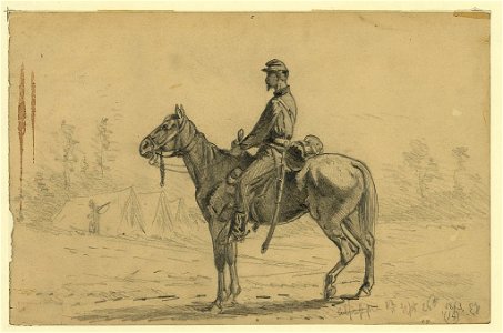 Cavalry orderly waiting for orders LCCN2004661460