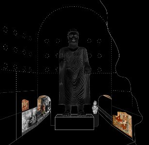 Cave of the Statues 3D (full outline)