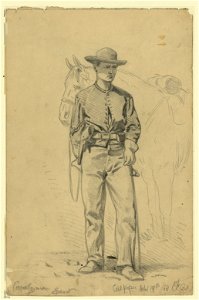 Cavalryman escort, Culpeper - EF. LCCN2004661840