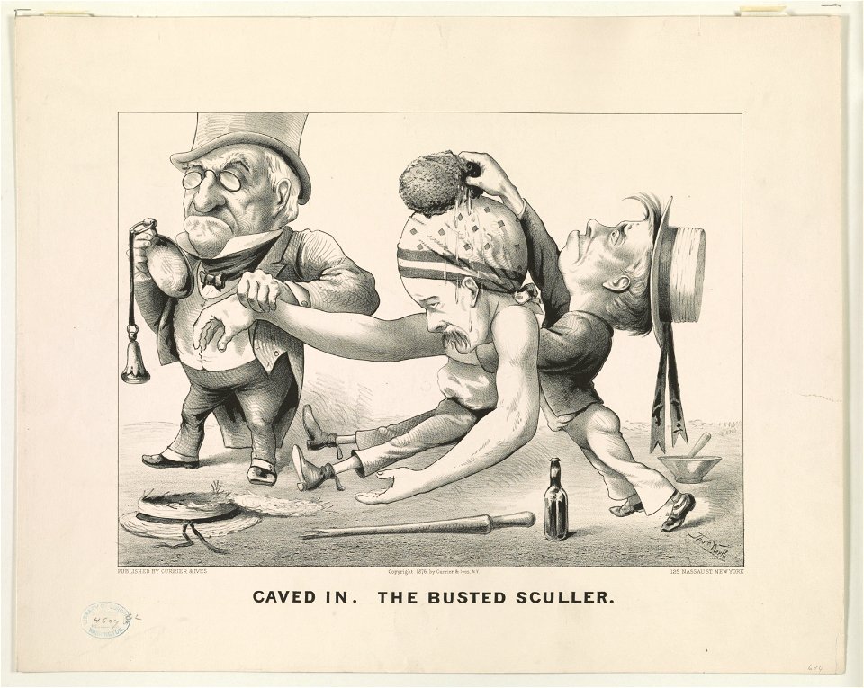 Caved in- The busted sculler LCCN90714350
