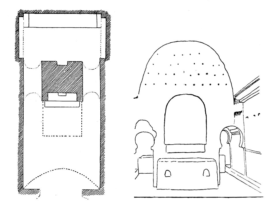 Cave structure. Kizil Cave 219
