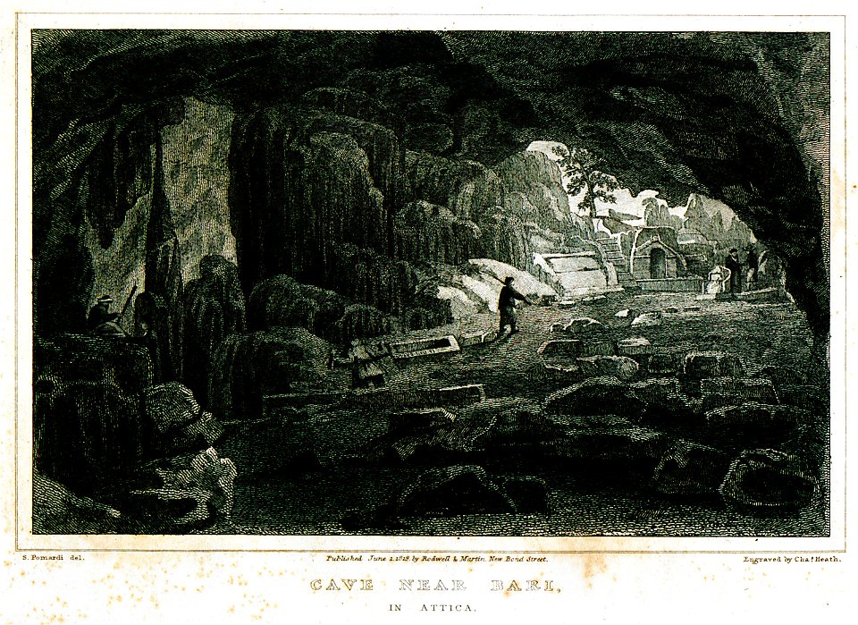 Cave near Bari in Attica - Dodwell Edward - 1819