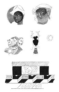 Cave of the 16 Sword Bearers, some designs