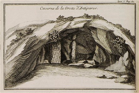Caverne de la Grotte d'Antiparos - Tournefort Joseph Pitton De - 1717