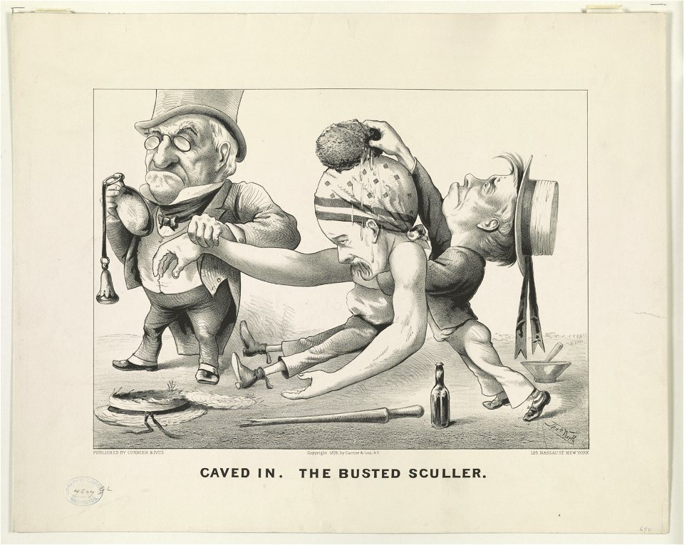 Caved in- The busted sculler LCCN90714350