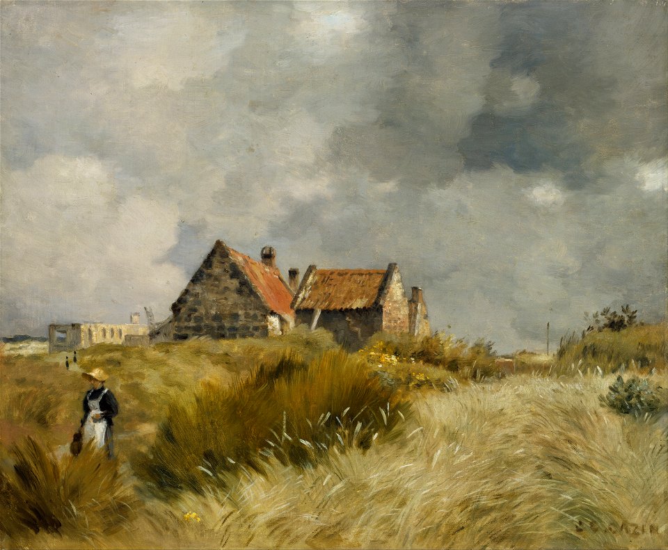 Jean Charles Cazin - Cottage in the Dunes - Google Art Project