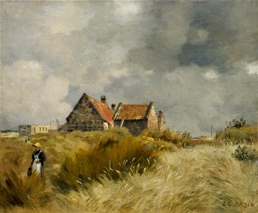 Jean Charles Cazin - Cottage in the Dunes - Google Art Project