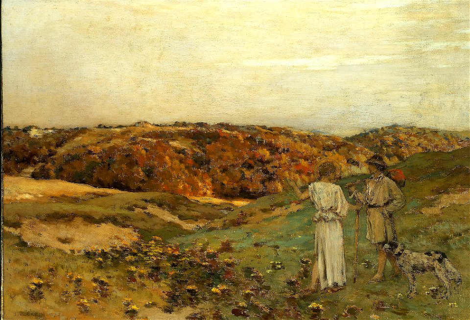 Jean Charles Cazin - Tobias and the Angel - 1894.1036 - Art Institute of Chicago