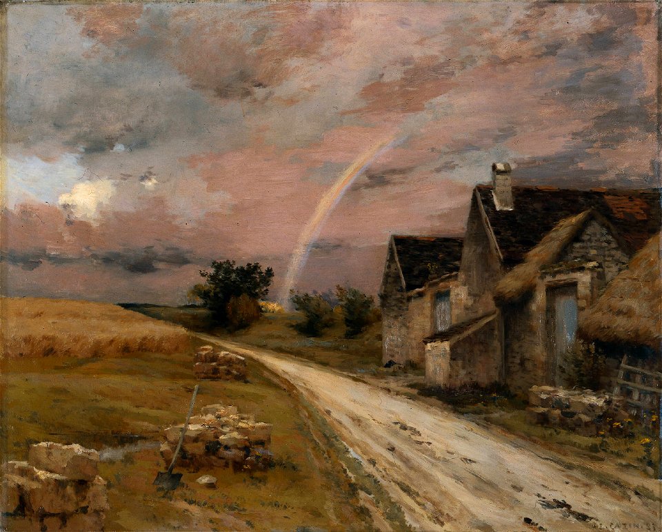 Jean-Charles Cazin - L'arc en ciel