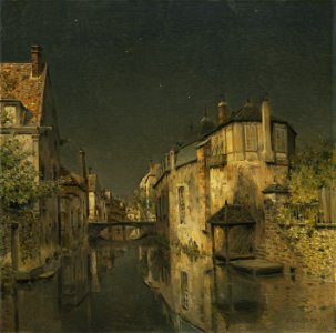 Jean-Charles Cazin - Midnight - 1923.602 - Cleveland Museum of Art