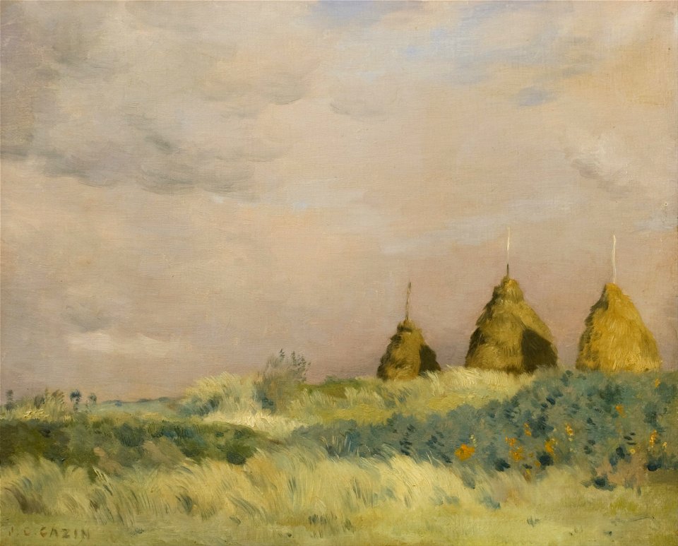 Jean Cazin - The three stacks - Google Art Project