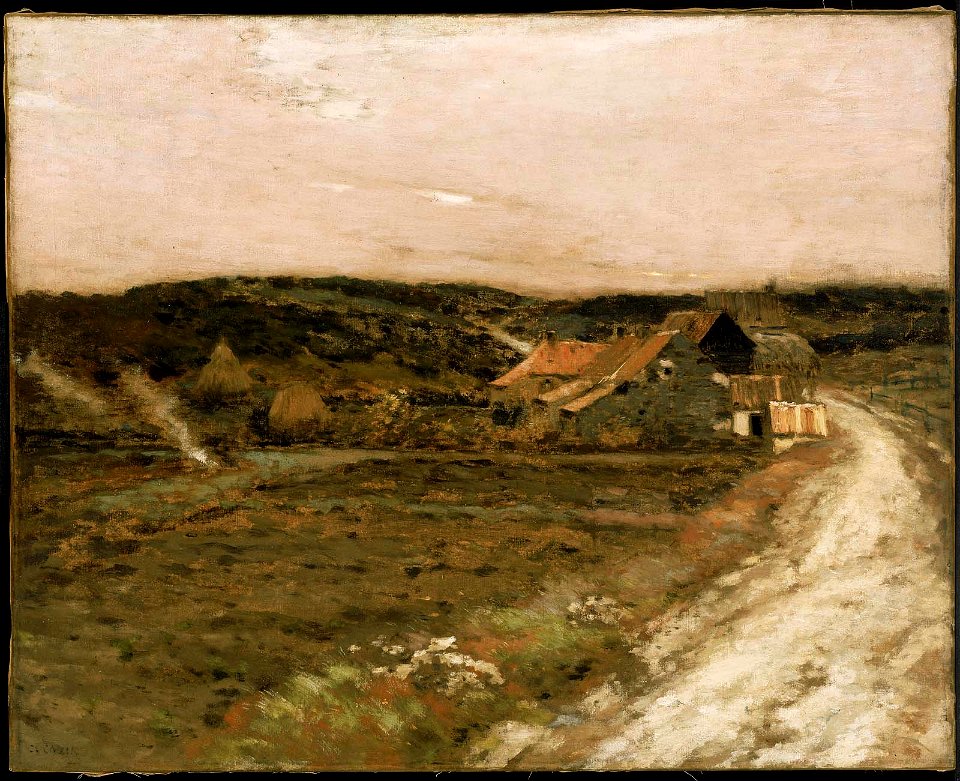 Jean Charles Cazin - Farm Beside an Old Road - 21.1330 - Museum of Fine Arts