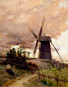 Jean-Charles Cazin - Le moulin à vent