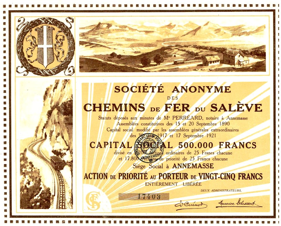 CdF du Salève 1921