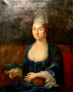 Cazes fils-Portrait de Mme Chenier