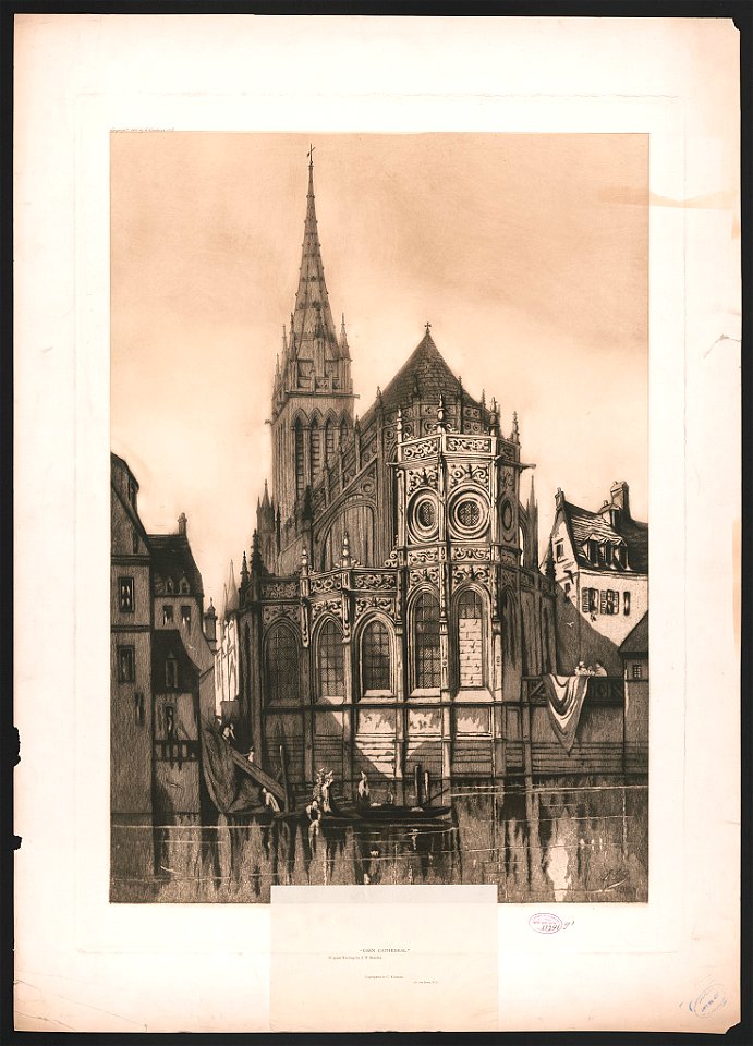 Caën Cathedral - J.T.B. 1885. LCCN2016649826