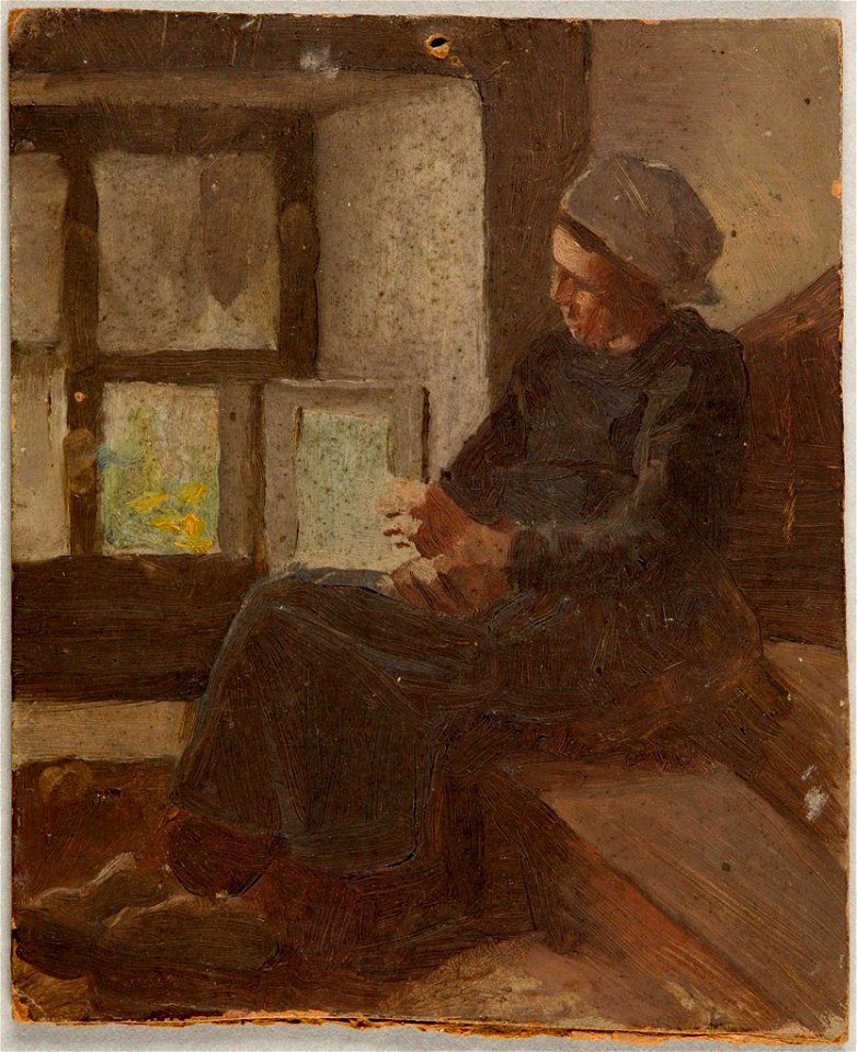 Cecilia Beaux - Breton Girl - 1948.15.6 - Fogg Museum