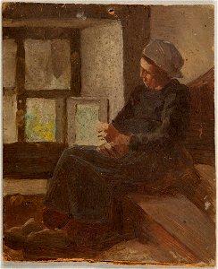 Cecilia Beaux - Breton Girl - 1948.15.6 - Fogg Museum