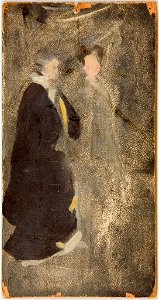 Cecilia Beaux - Study for the Portrait of Mrs. Clement Griscom and her daughter Frances Canby - 1948.15.11 - Fogg Museum