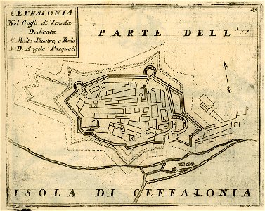 Cefalonia nel Golfo di Venetia dedicata - Coronelli Vincenzo - 1688