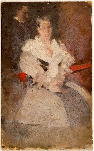 Cecilia Beaux - Study for the Portrait of Mrs. Beauveau Borie and Her Son Adolphe - 1948.15.4 - Fogg Museum
