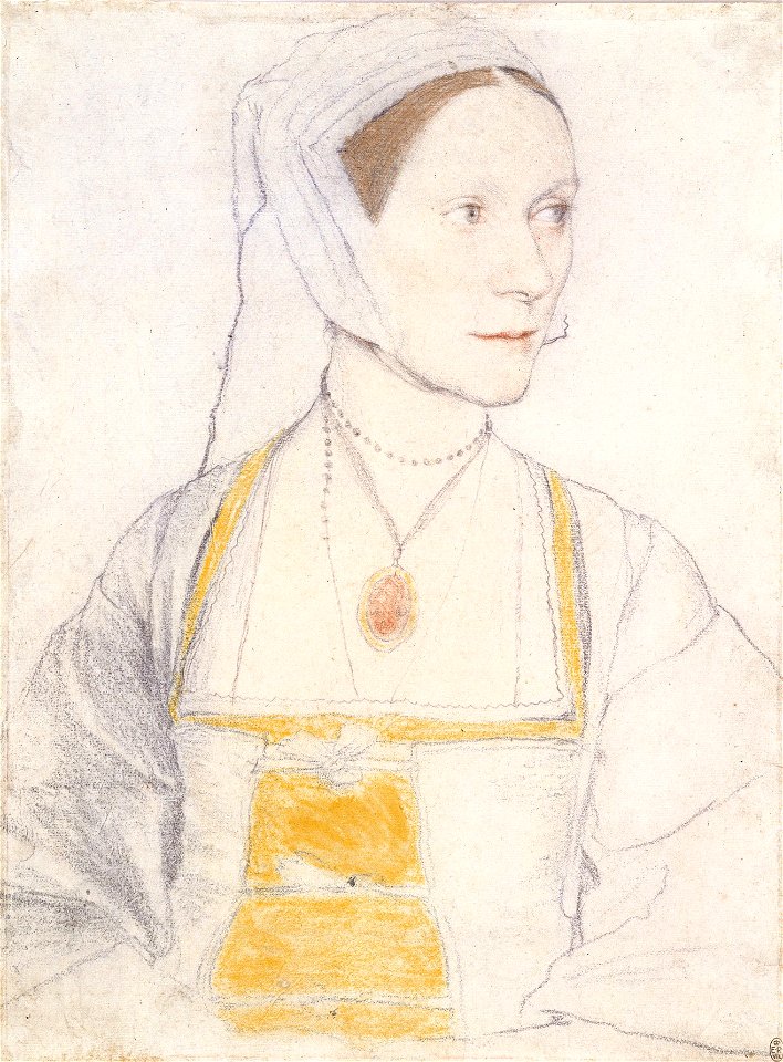 Cecily Heron, by Hans Holbein the Younger