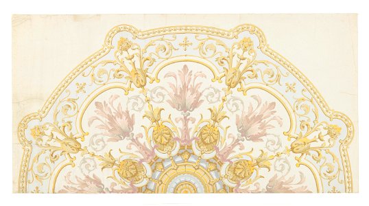 Ceiling Ornament (France), ca. 1850 (CH 18670837)