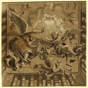 Ceiling with three angels - IV.R.,IVE. LCCN2008675435
