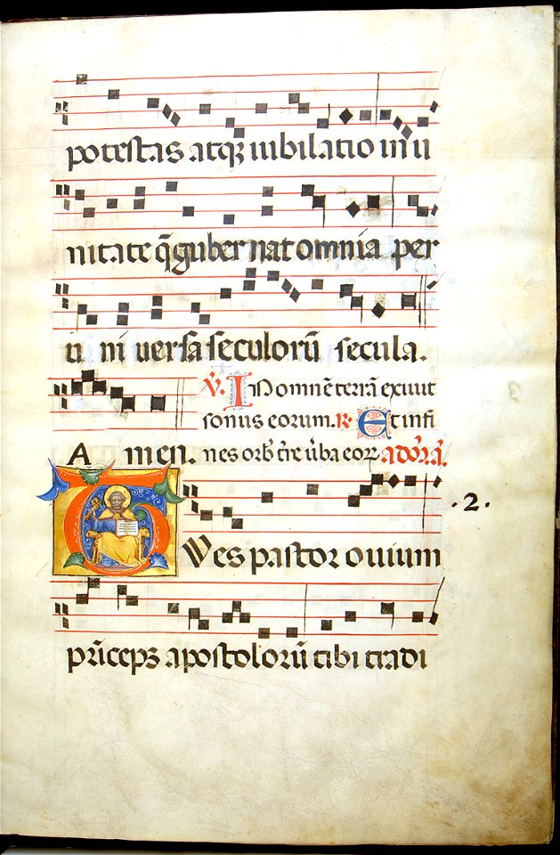 Cenni di Francesco di Ser Cenni - Leaf from Antiphonary - Walters W1533R - Open Obverse