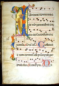 Cenni di Francesco di Ser Cenni - Leaf from Antiphonary - Walters W15316V - Open Reverse