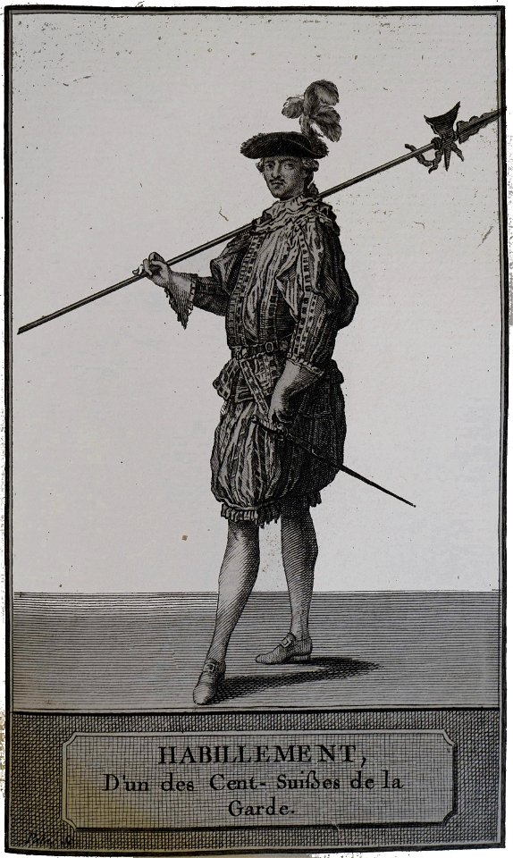 Cent Suisses Patas Louis XVI 06121
