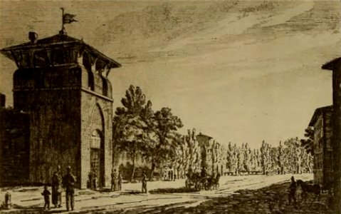 Cento vedute di Firenze antica, 1789 (page 101 crop)