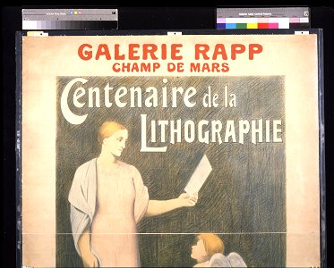 Centenaire de la lithographie - Galerie Rapp, Champ de mars - Octobre-Novembre 1895 - P. Puvis de Chavannes. LCCN2008680276