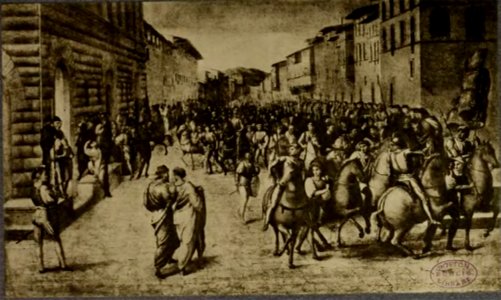 Cento vedute di Firenze antica, 1789 (page 261 crop)
