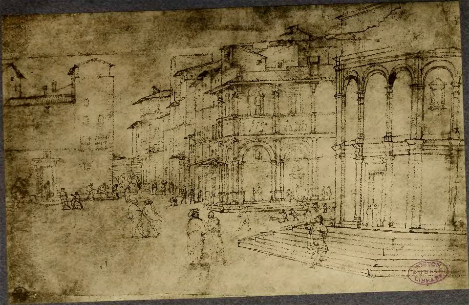 Cento vedute di Firenze antica, 1789 (page 221 crop)