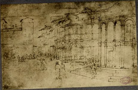 Cento vedute di Firenze antica, 1789 (page 221 crop)