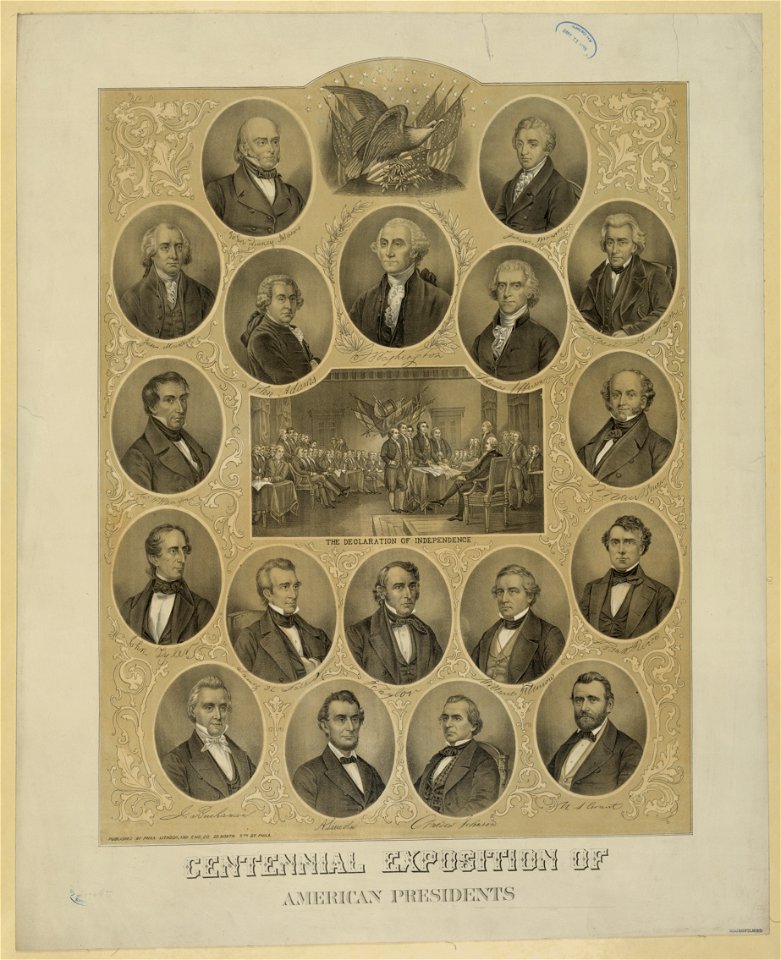 Centennial Exposition of American Presidents LCCN2003674464
