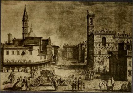 Cento vedute di Firenze antica, 1789 (page 293 crop)