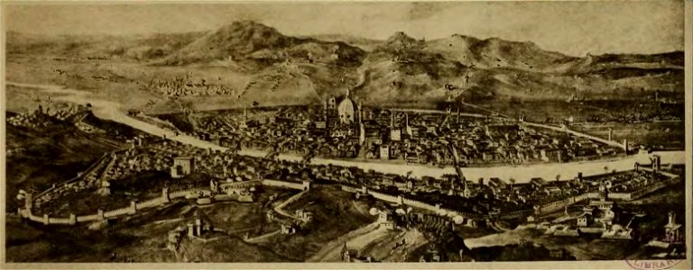 Cento vedute di Firenze antica, 1789 (page 41 crop)