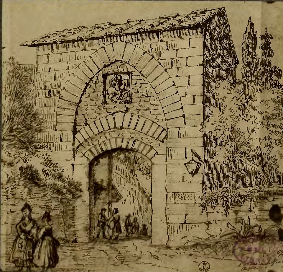 Cento vedute di Firenze antica, 1789 (page 57 B crop)