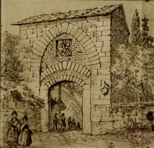 Cento vedute di Firenze antica, 1789 (page 57 B crop)